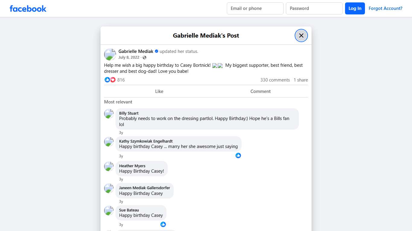 Help me wish a big happy birthday to... - Gabrielle Mediak | Facebook